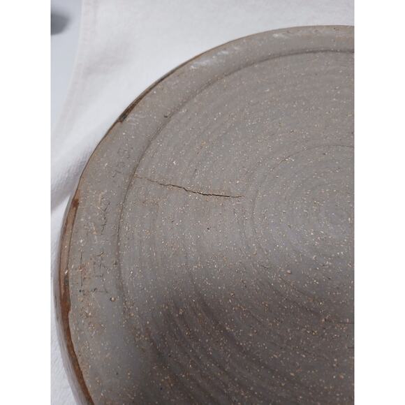 Pottery Serving Platter w Lid Exotic Party Holiday Rustic Cottagecore Farm Artsy - Picture 8 of 16